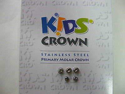 Stainless Steel Primary Molar Crowns All Sizes Kids Crown 3m Compatible(refill)